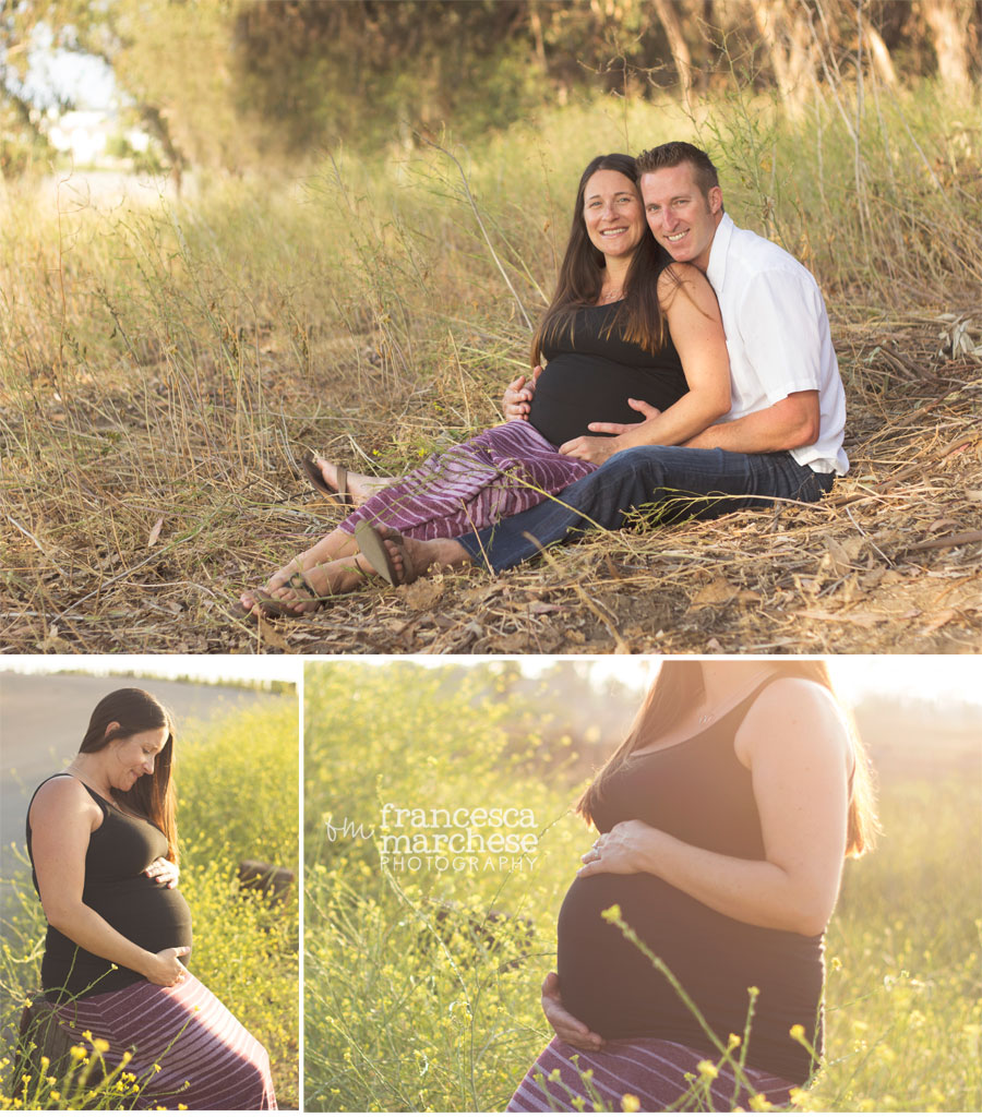 Maternity at sunset - Francesca Marchese Photography