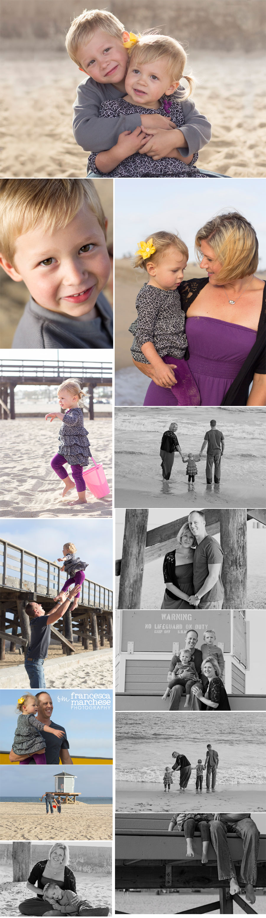 Family Beach Session - Francesca Marchese Photography