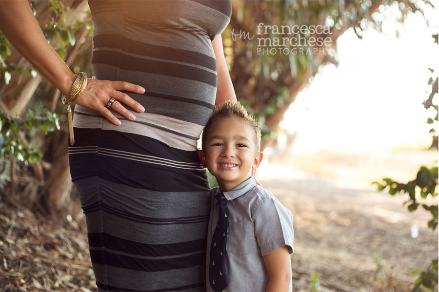 belly shot with child - Francesca Marchese Photography
