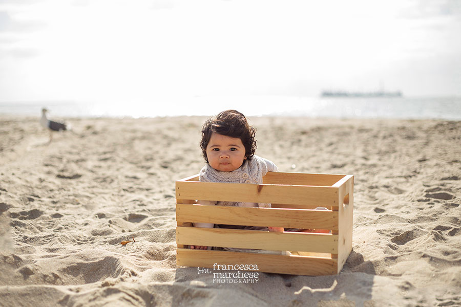 Baby on the beach - Francesca Marchese Photography