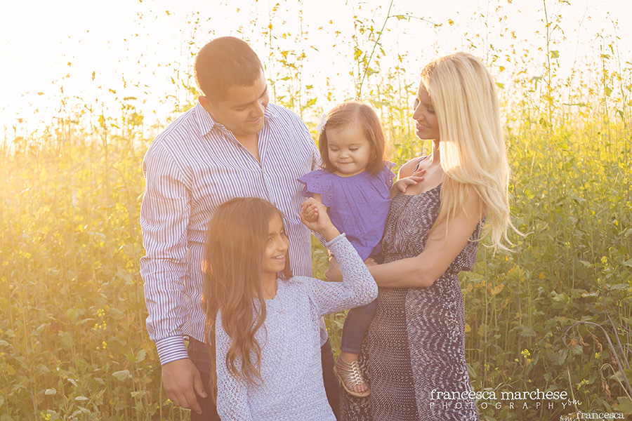 golden hour family photo - Francesca Marchese Photography