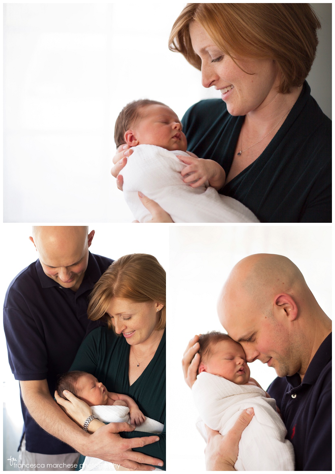 Newborn with parent -Francesca Marchese Photography