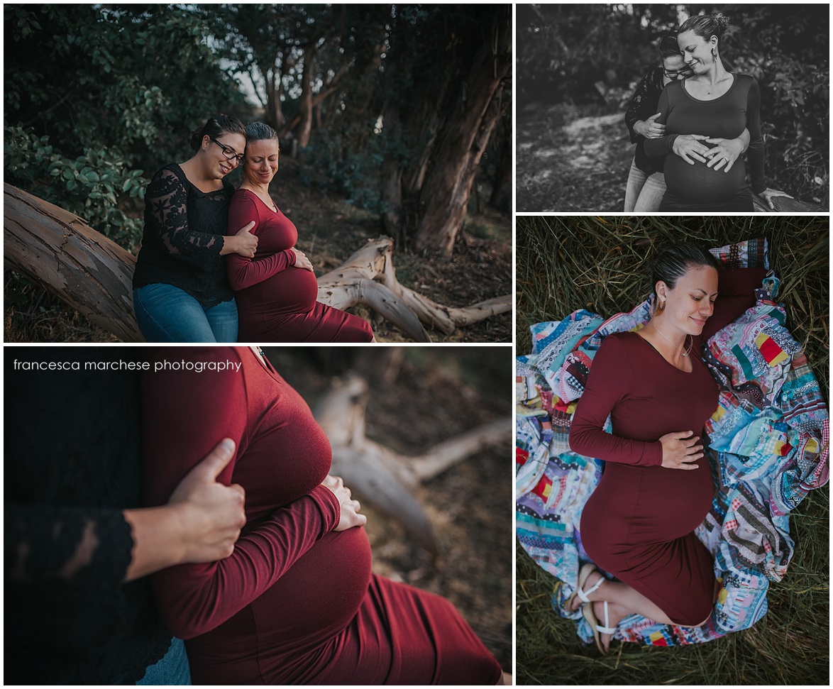 francesca marchese photography - lesbian couple maternity photography