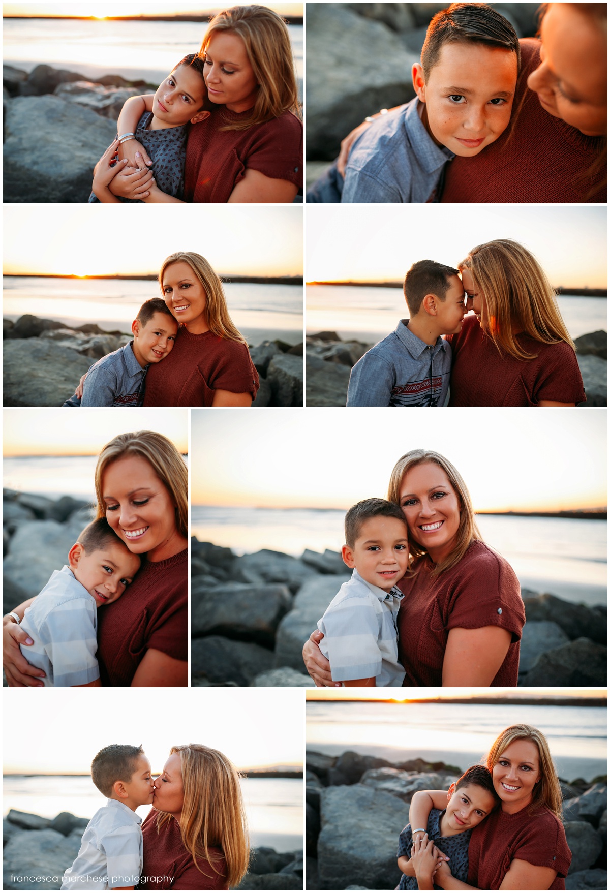 los alamitos family photographer - sunset beach session by Francesca Marchese Photography 