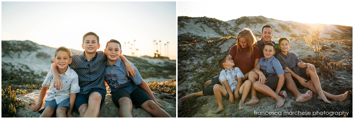 los alamitos family photographer - sunset beach session by Francesca Marchese Photography 