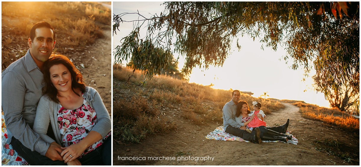 Family with toddler sunset photography - Francesca Marchese Photography