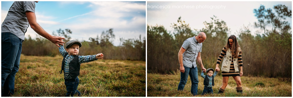 Family of 3 with a little toddler family session - Southern California Francesca Marchese Photography