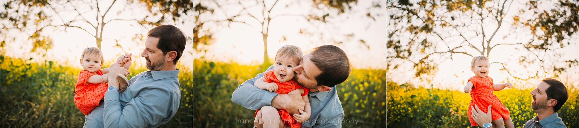 Francesca Marchese Photography father and baby daughter family photography session in orange county