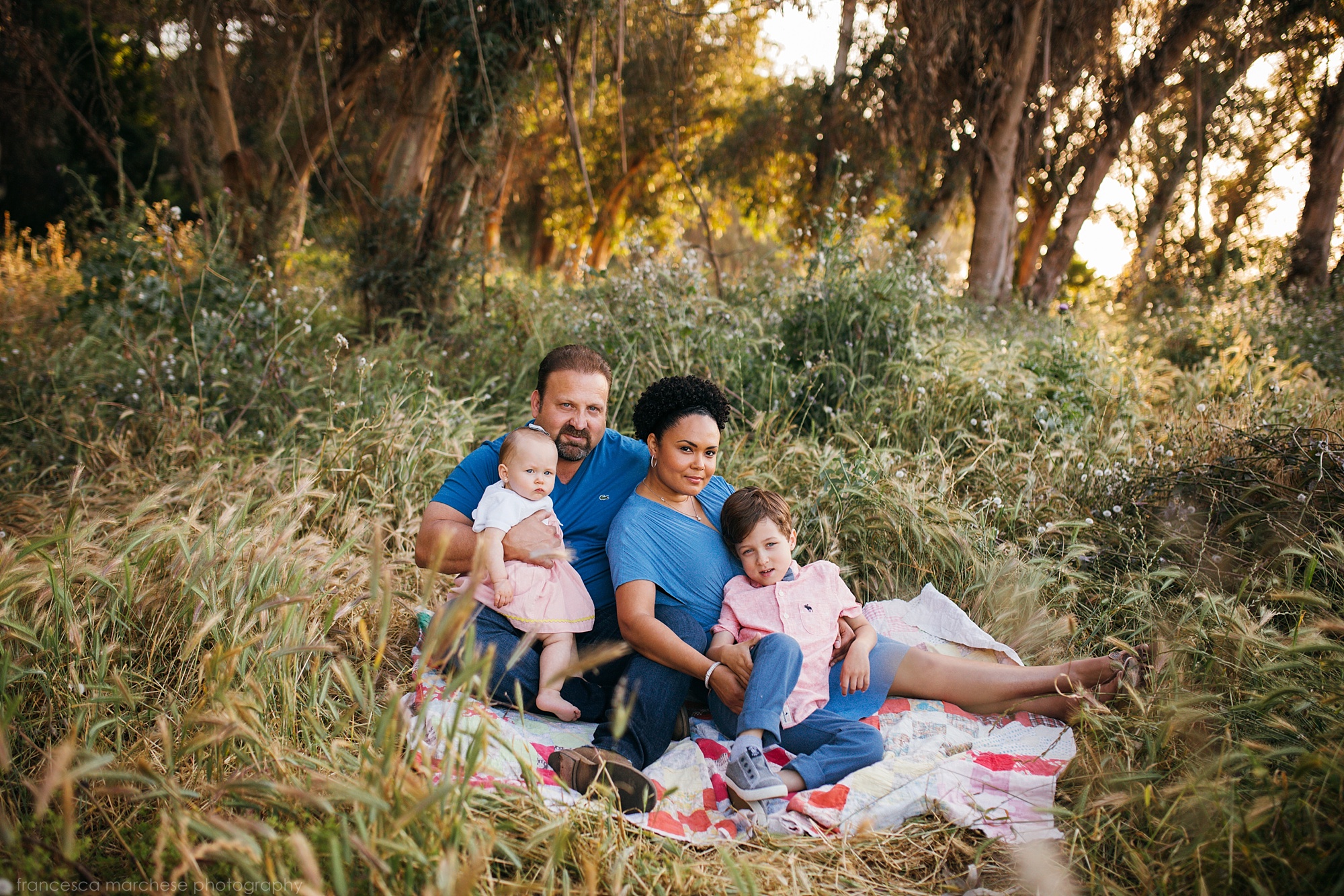 Orange County family photography wild flowers open space field Francesca Marchese Photography