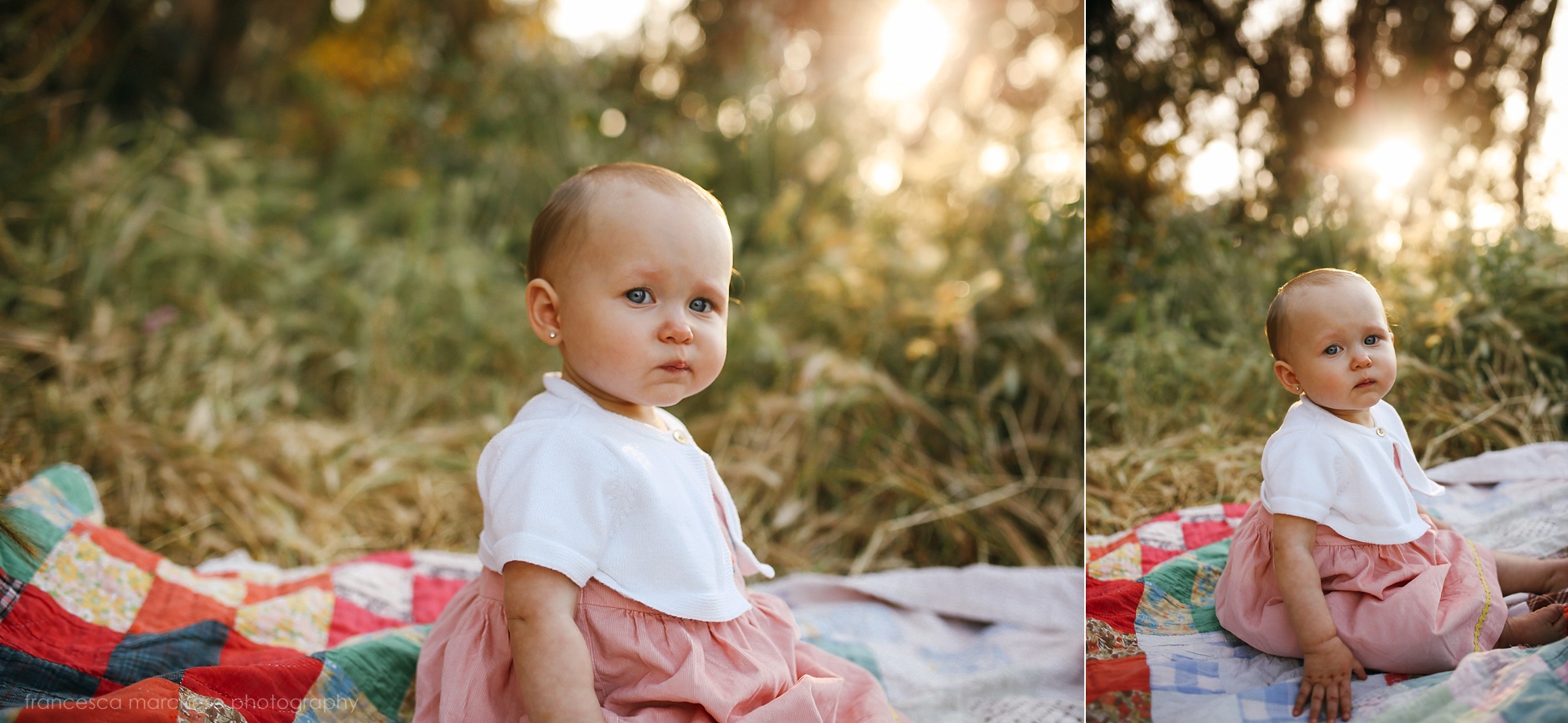baby girl photo session Orange county child photographer Francesca Marchese Photography