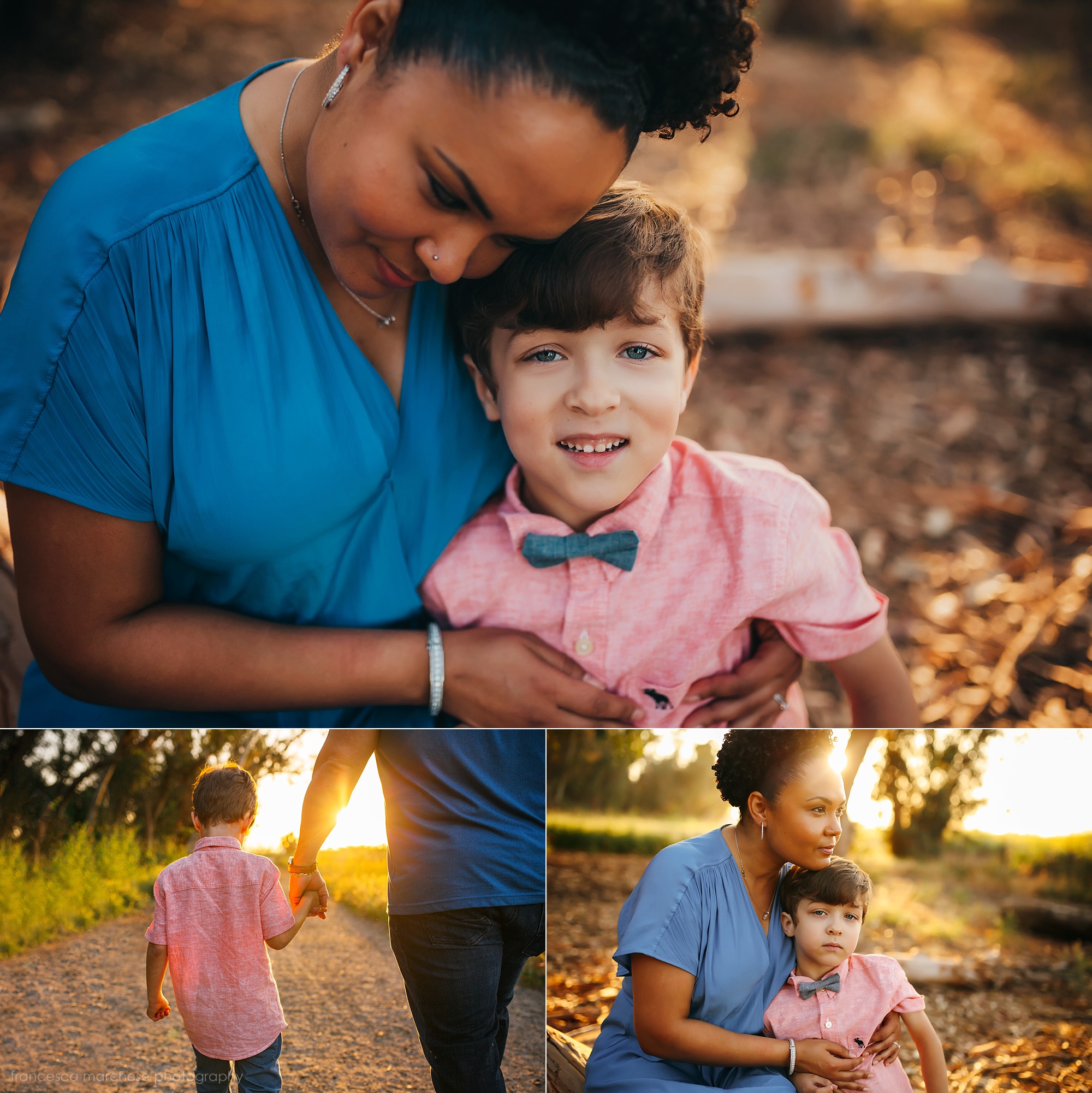 sunset golden hour family photography Los Alamitos Francesca Marchese Photography