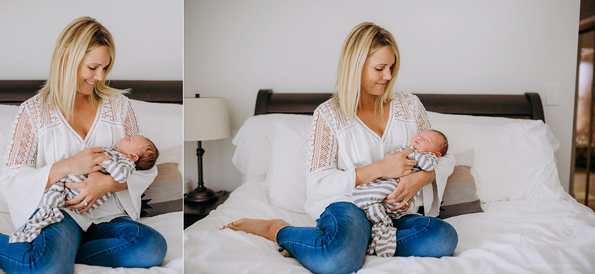 Newborn boy in home photography session - Francesca Marchese Photography Orange County, Long Beach, South bay Los Angeles lifestyle newborn photographer