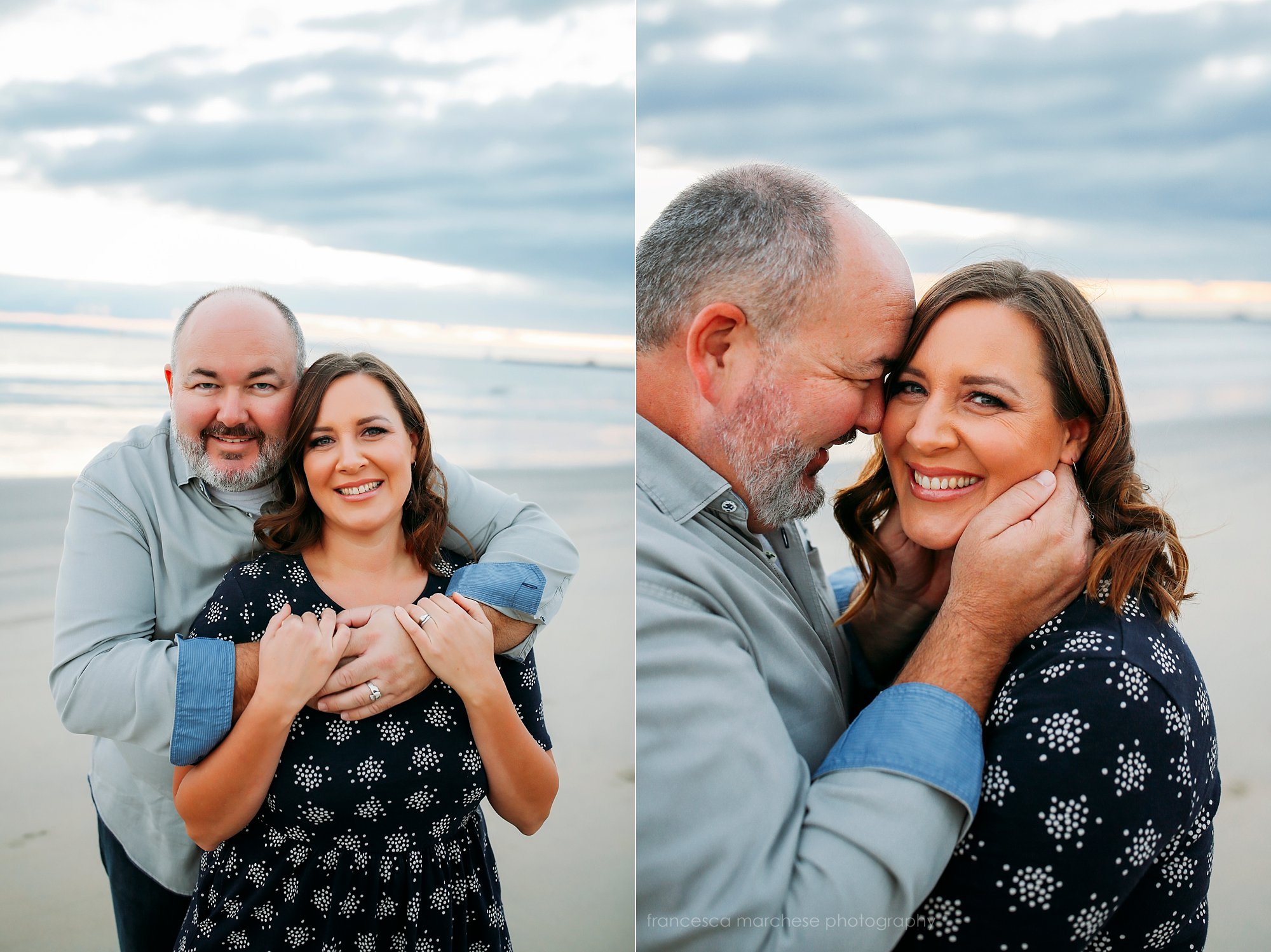Francesca Marchese Photography Long Beach family photographer sunset beach session - Orange County, Los Angeles photographer mom and dad at family session