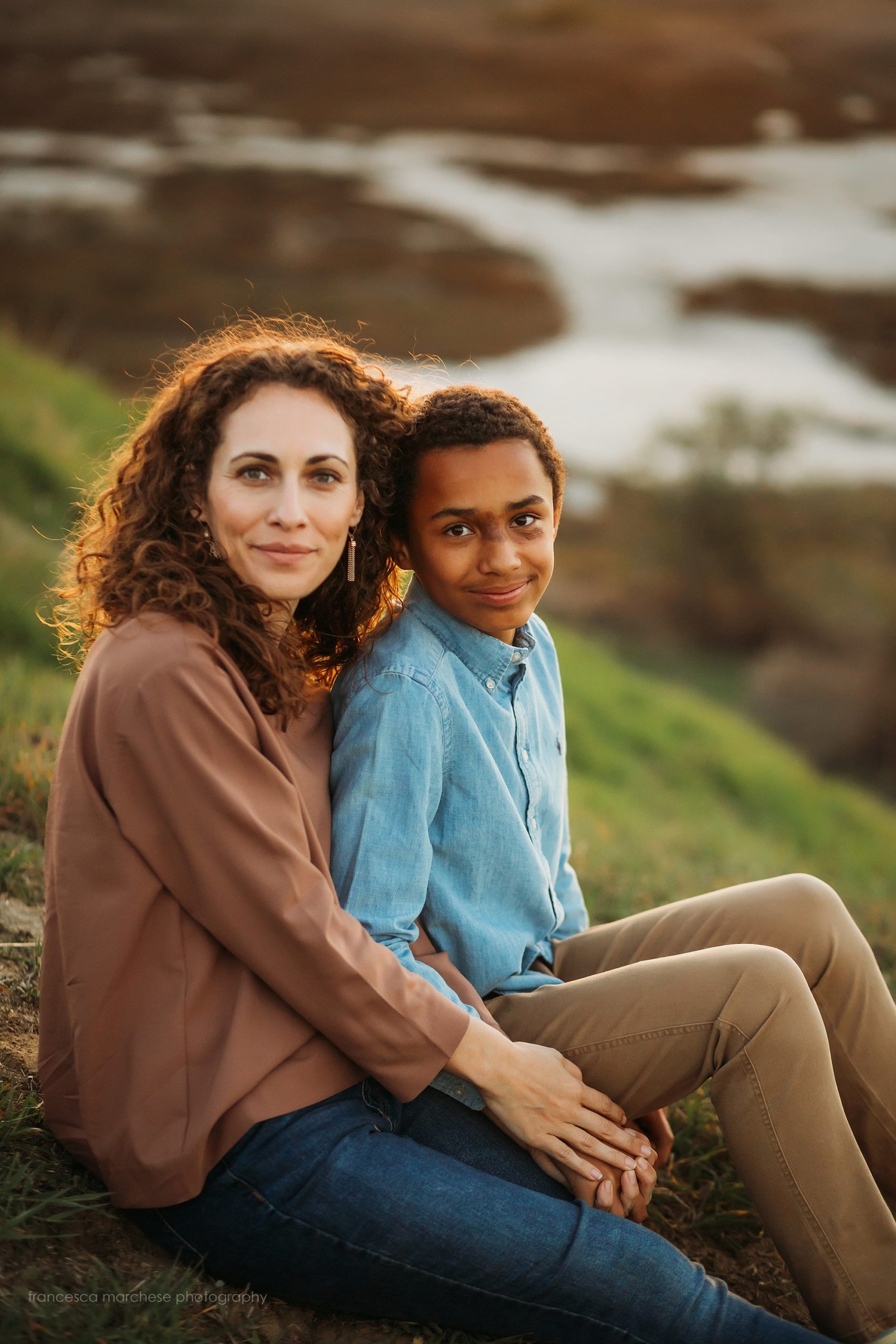 Francesca Marchese Photography motherhood photography session mother and son sunset