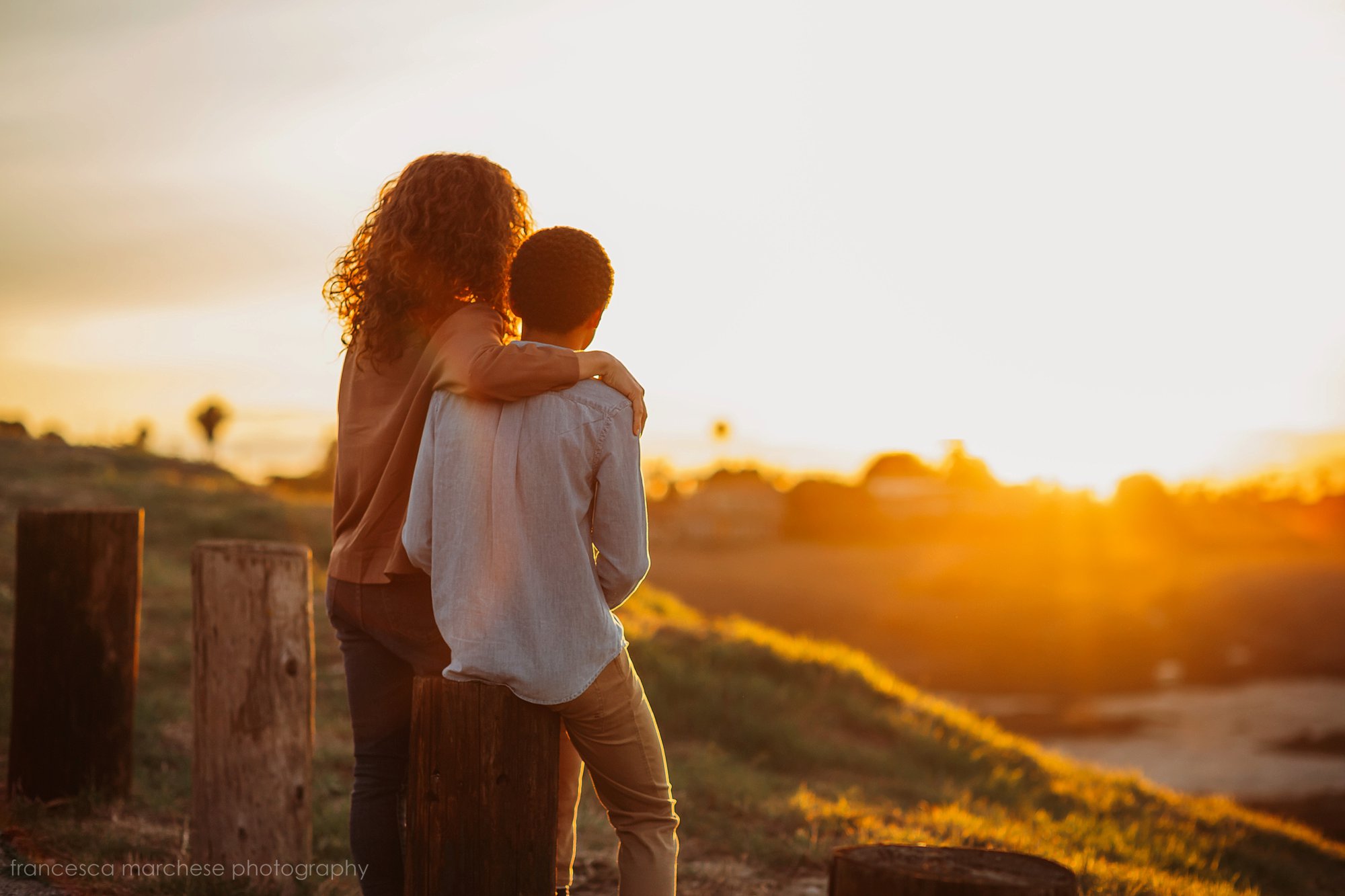 Francesca Marchese Photography motherhood photography session mother and son sunset